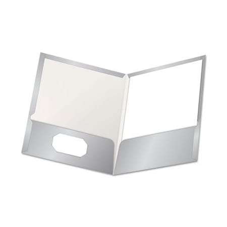 Tops Business Forms Oxford, High Gloss Laminated Paperboard Folder Capacity, Gray, 25PK 51705